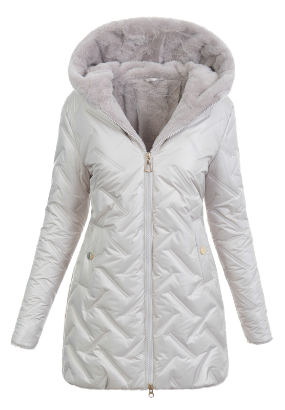 Damska Kurtka Zimowa Różowa