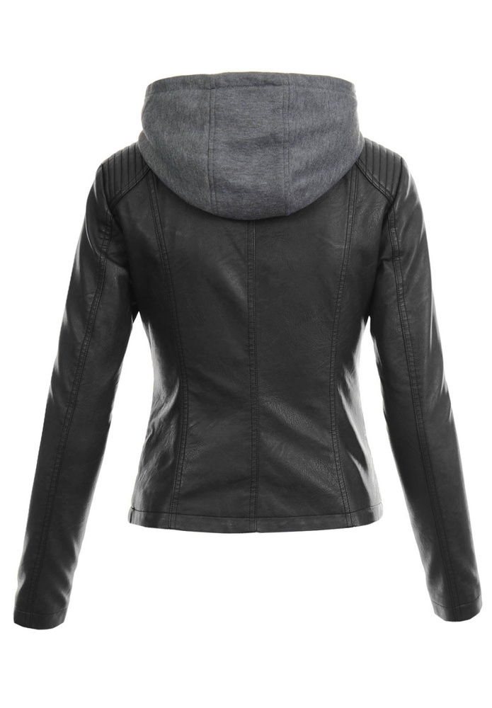 Damska Kurtka Ramoneska Czarna