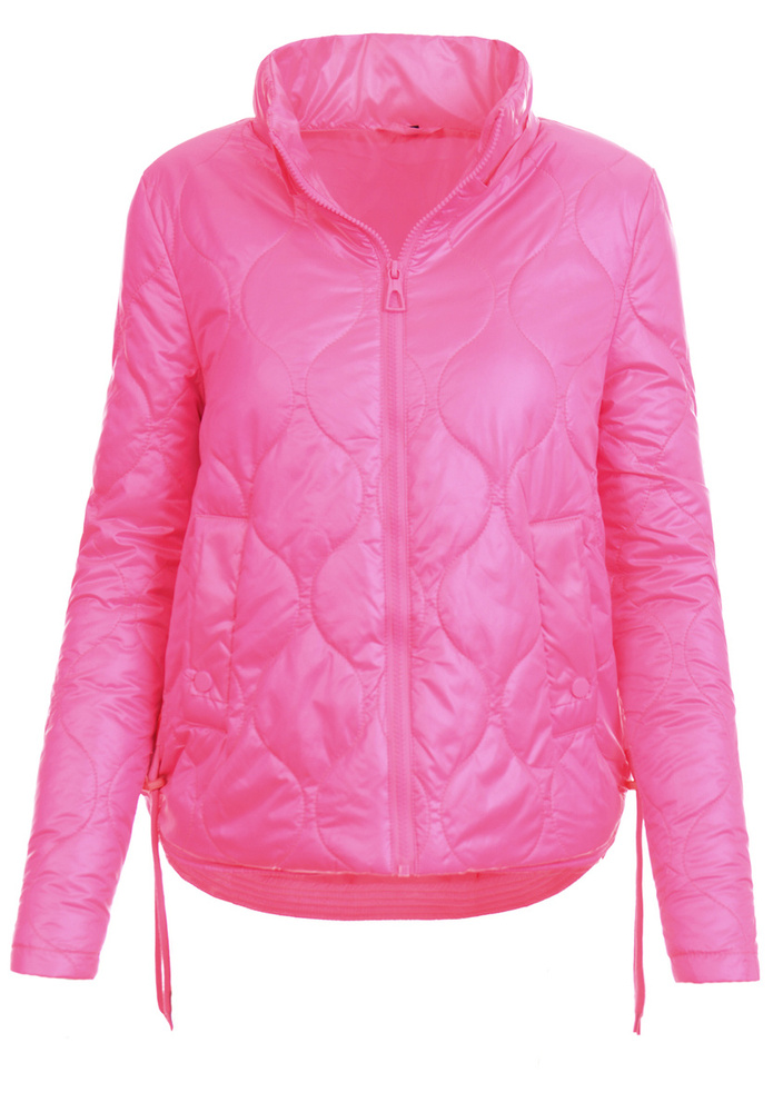 Kurtka Parka Wiosenna Różowa