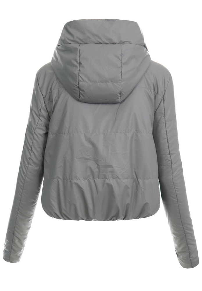 Kurtka Parka Wiosenna Grafitowa