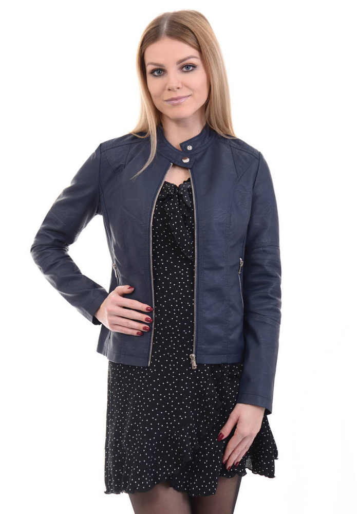 Damska Kurtka Ramoneska Czerwona