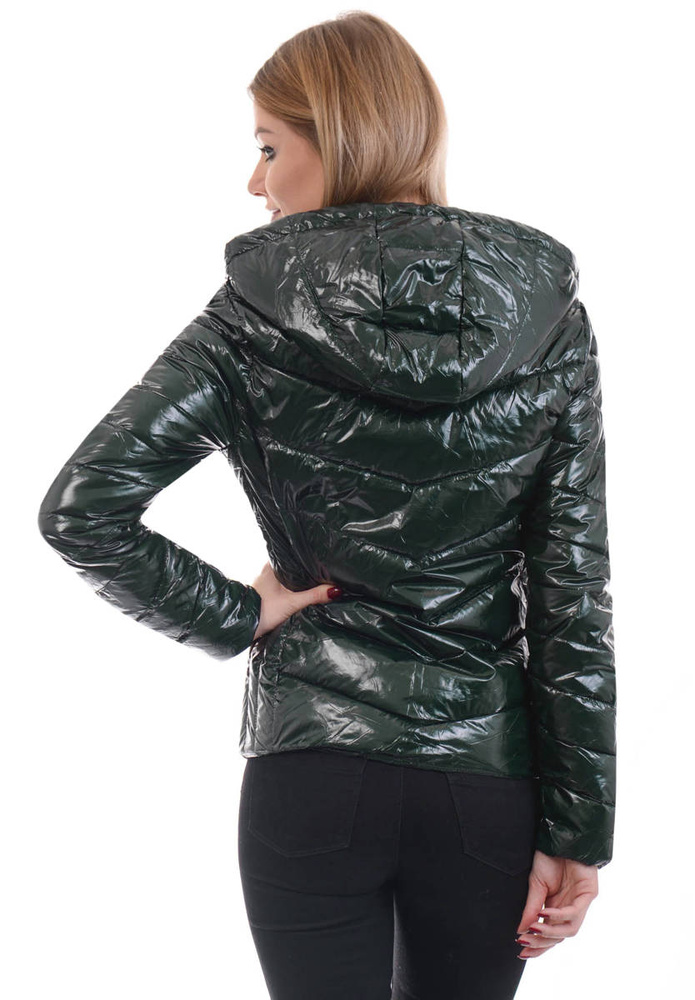 Damska Wiosenno- Jesienna Kurtka Roksana Zielona