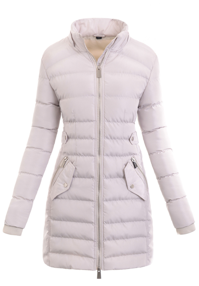 Damska Zimowa Ortalionowa Kurtka Czarna