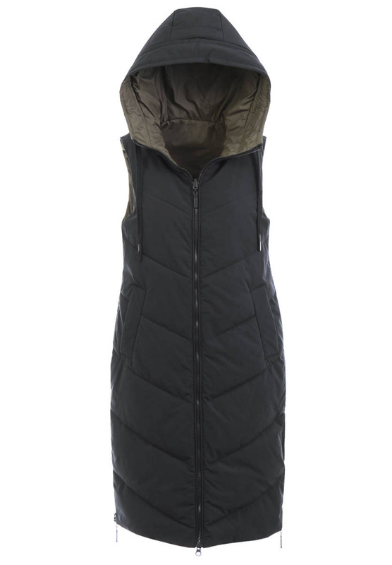 Damska Kamizelka Bezrękawnik Granat