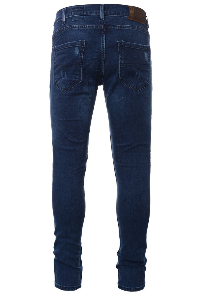 Męskie Spodnie Joggery Granatowe