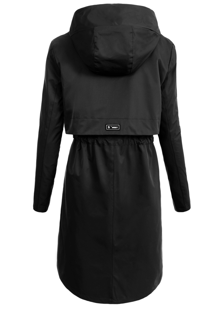 Kurtka Parka Wiosenna Czarna