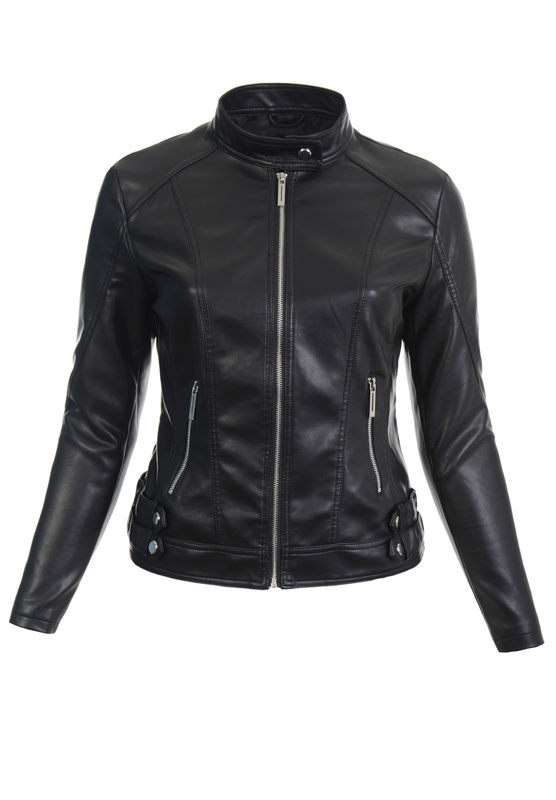 Damska Kurtka Ramoneska Czarna