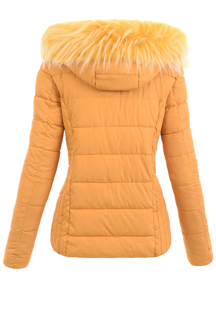 Damska Zimowa Kurtka Camel