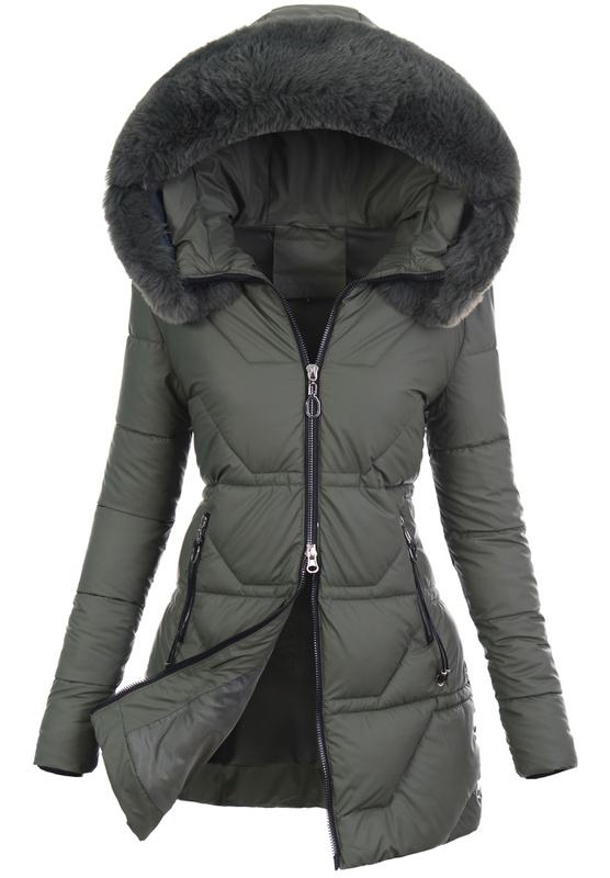 Damska Kurtka Zimowa Zielona