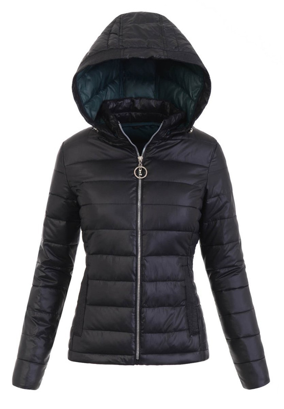 Damska Wiosenna Kurtka Anika Czarna