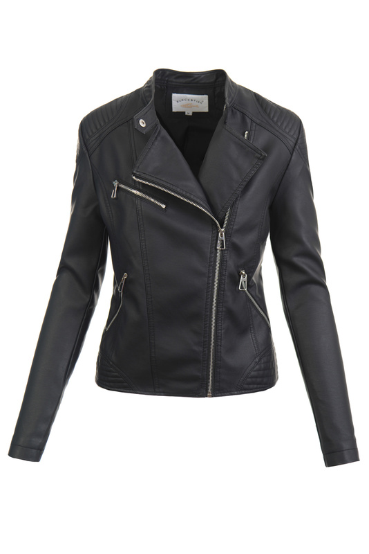 Damska Kurtka Ramoneska Czarna