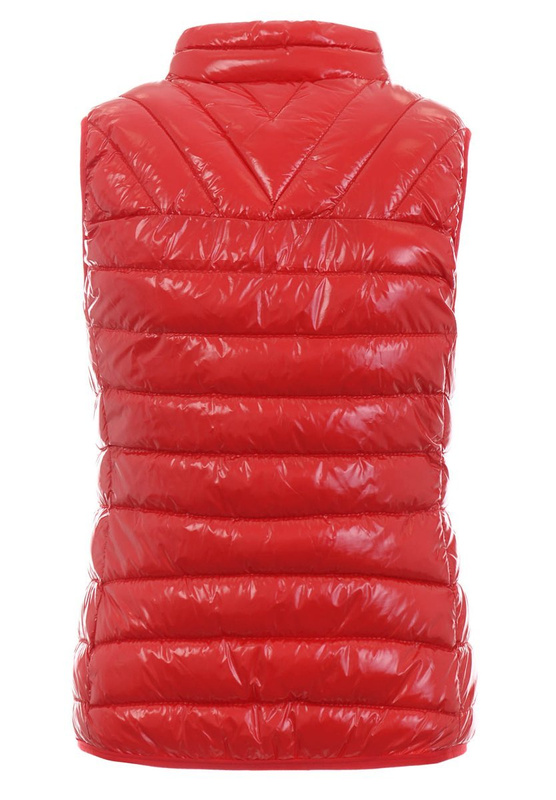 Damski Bezrekawnik Kamizelka Czerwona