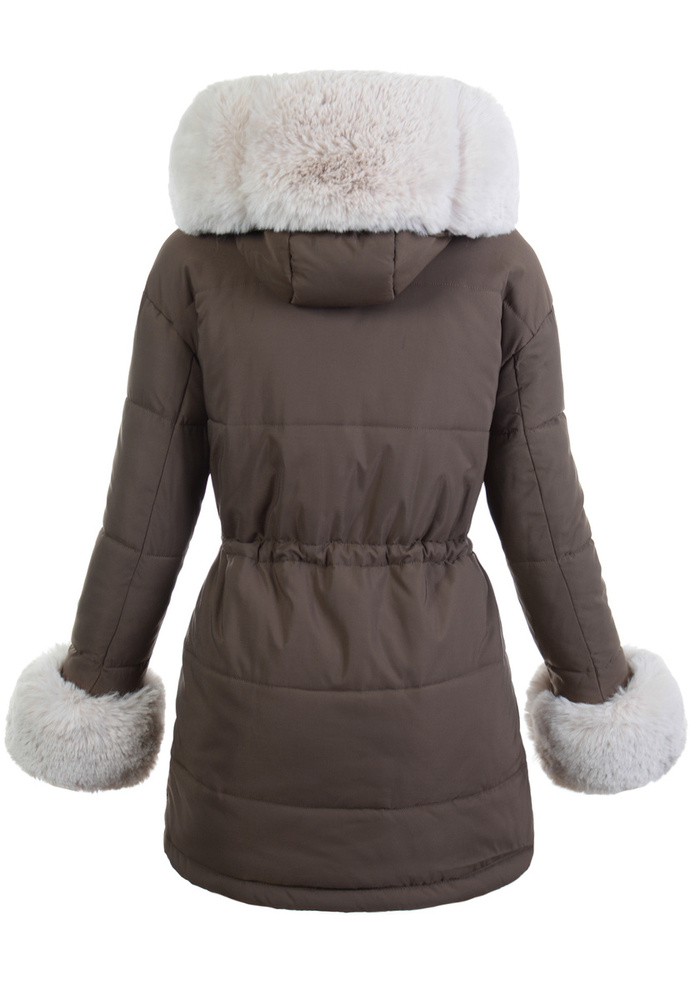 Parka Zimowa Brązowa