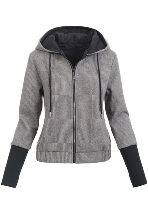 Damski Płaszcz Przejściowy Brązowy