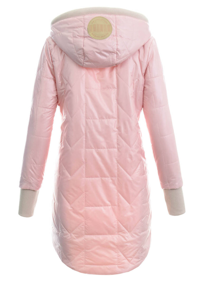 Kurtka Parka Wiosenna Różowa