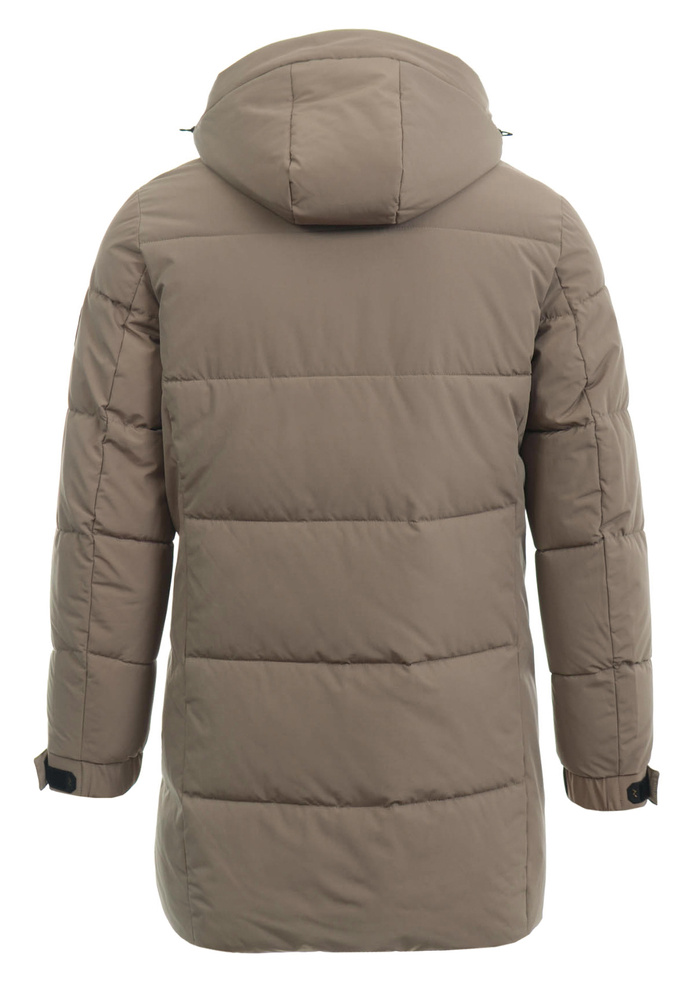 Męska Zimowa Kurtka Brązowa