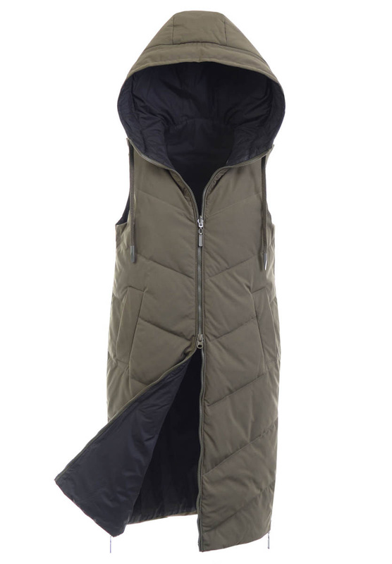 Damska Kamizelka Bezrękawnik Granat