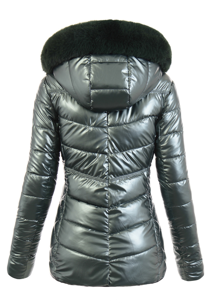 Damska Kurtka Zimowa Zielona