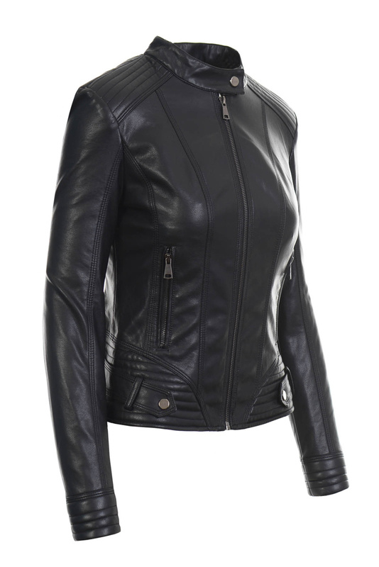 Damska Kurtka Ramoneska Czarna