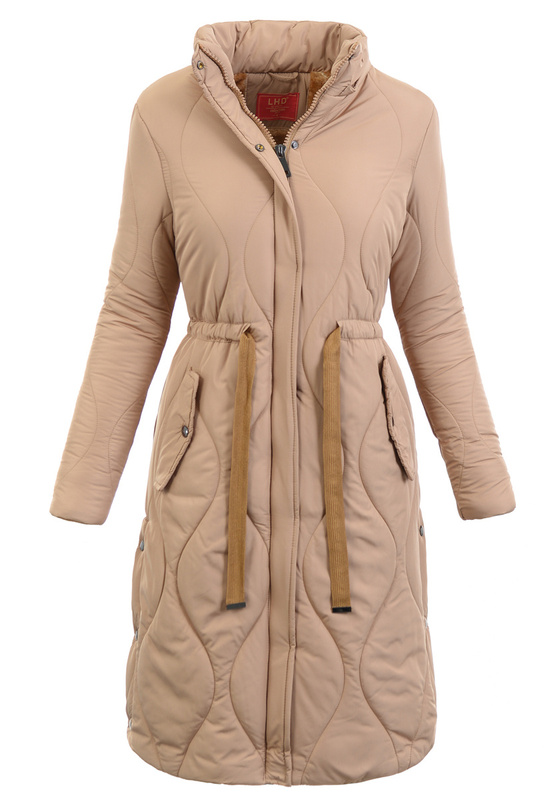 Damska Zimowa Kurtka Beżowa