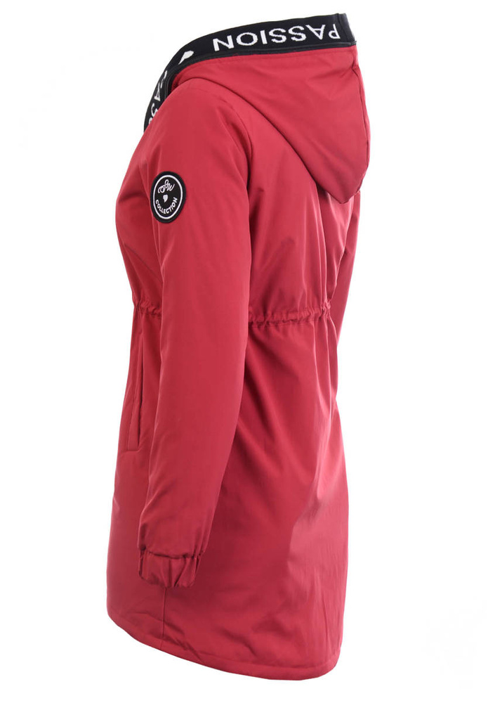 Damska Wiosenna Ortalion Kurtka Czarna