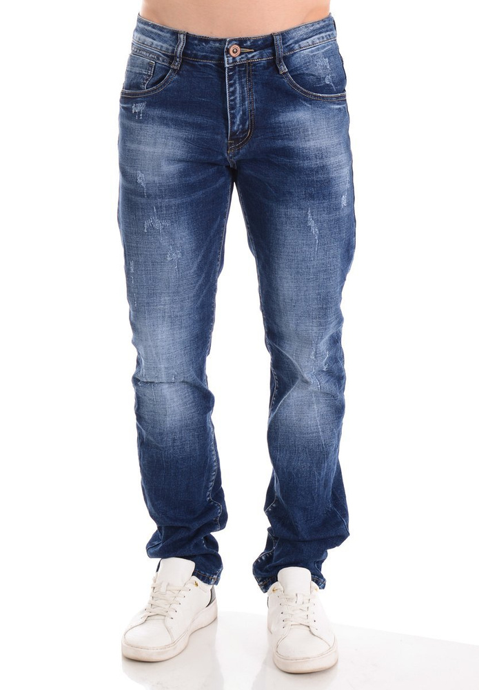 Męskie Spodnie Niebieskie