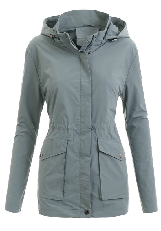 Kurtka Ortalionowa Wiosenna Pistacjowa