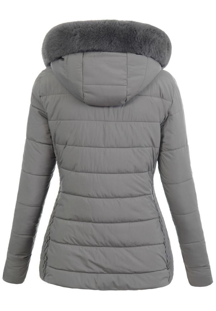 Damska Kurtka Zimowa Szara
