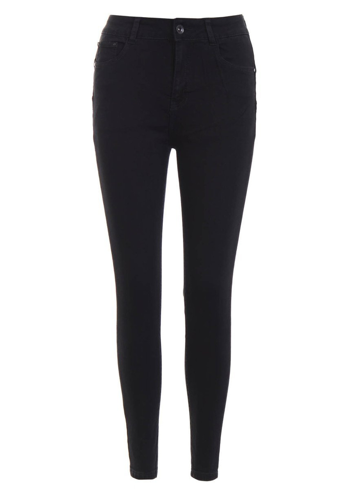 Damskie Spodnie Jeansowe Czarne