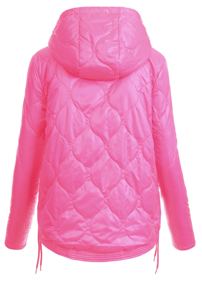Kurtka Parka Wiosenna Różowa
