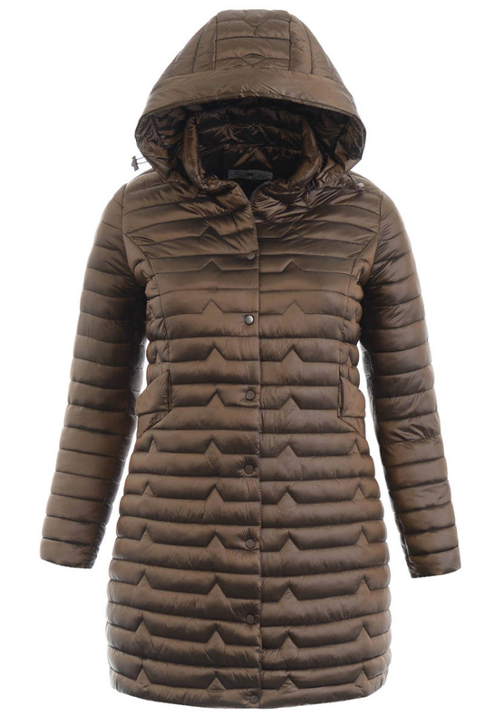 Kurtka Ortalionowa Wiosenna Brązowa