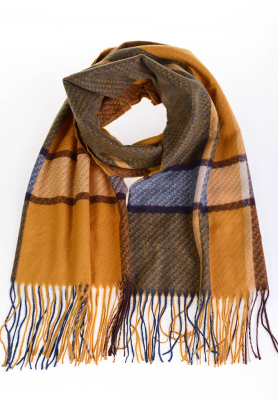 Szal Damski Żółty