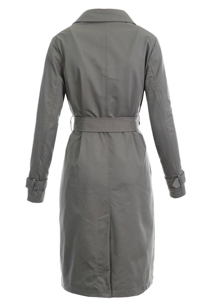 Damska Wiosenno-Jesienna Kurtka Parka Zielona