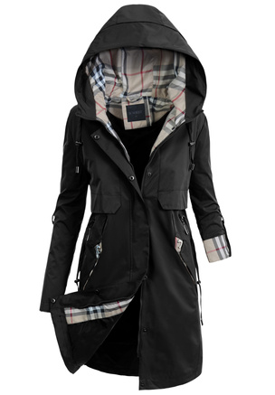 Kurtka Parka Wiosenna Czarna