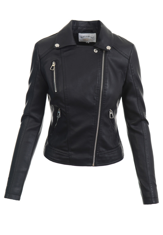 Damska Kurtka Ramoneska Czarna