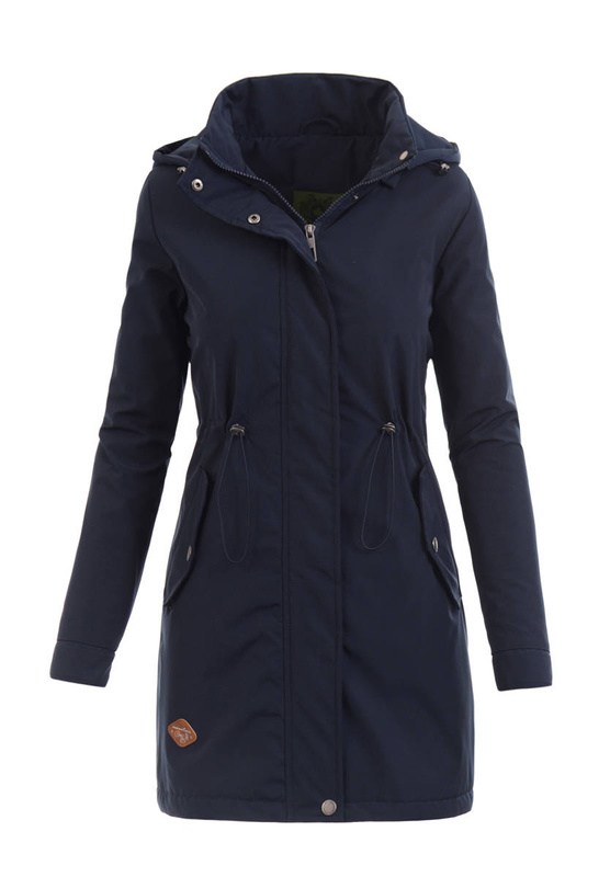 Kurtka Parka Wiosenna Granat