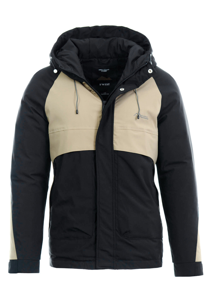 Męska Zimowa Kurtka Beżowy