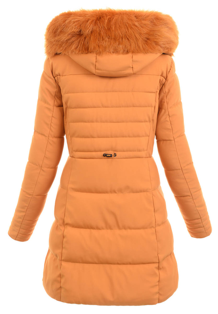 Damska Zimowa Kurtka Camel