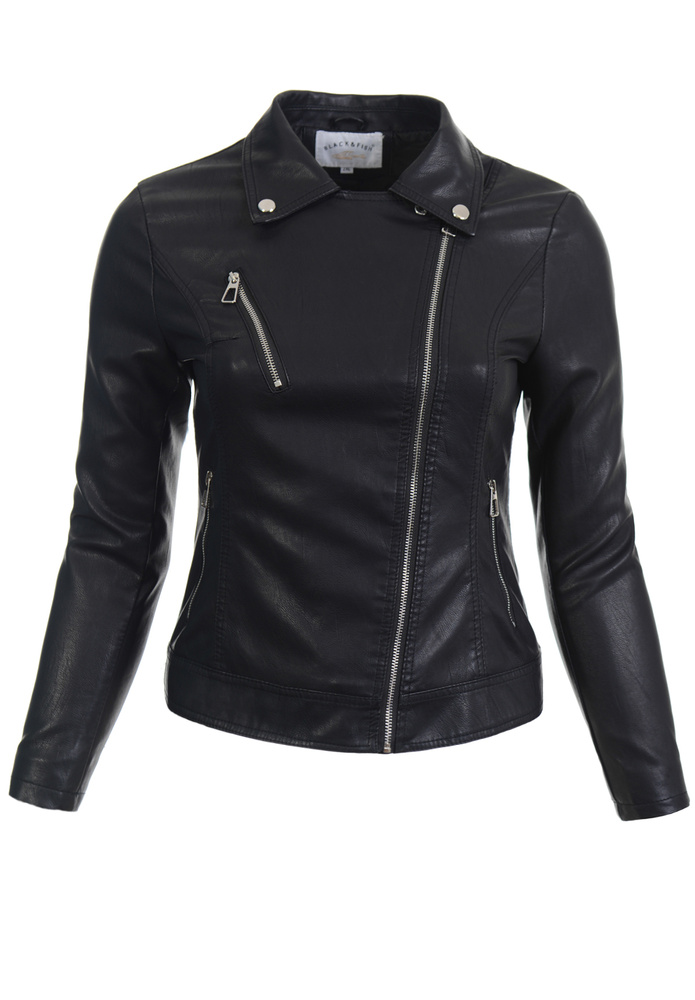 Damska Kurtka Ramoneska Czarna