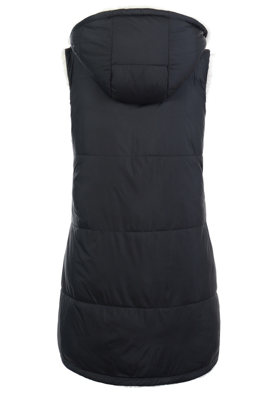 Damska Kamizelka Bezrękawnik Czarna