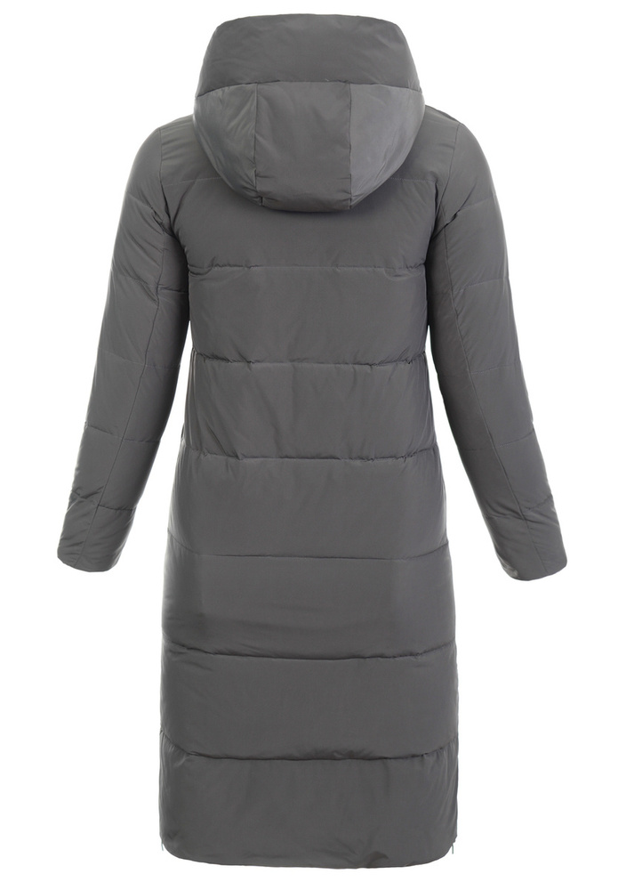 Damska Zimowa Ortalionowa Kurtka Szara