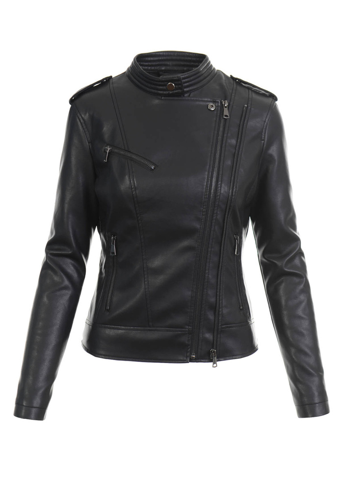 Damska Kurtka Ramoneska Czarna