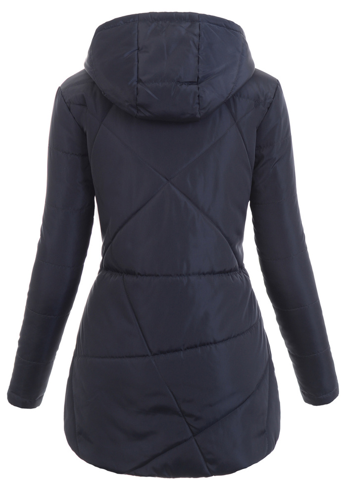 Damska Wiosenna Kurtka Julita Granatowa