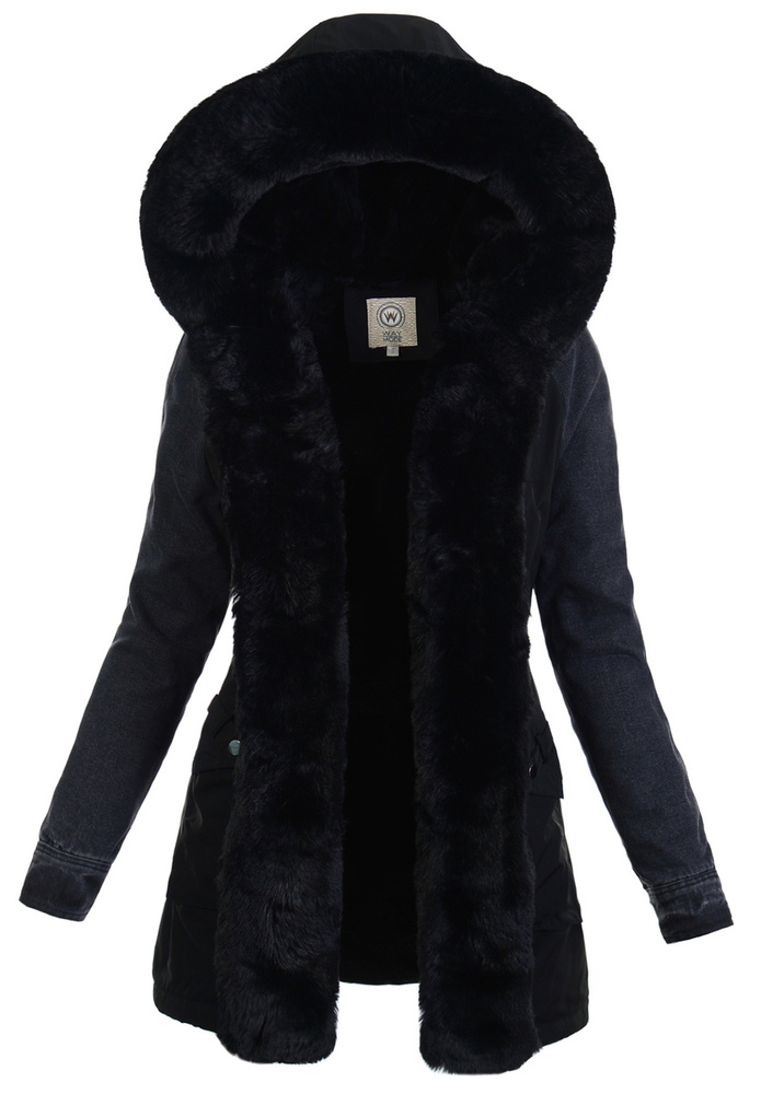 Parka Zimowa Czarna