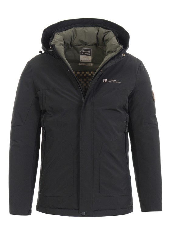 Męska Zimowa Kurtka Czarna