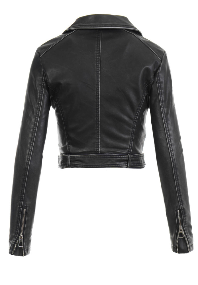 Damska Kurtka Ramoneska Czarna