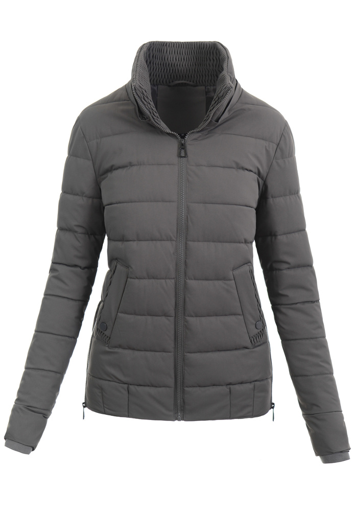 Damska Kurtka Zimowa Szara