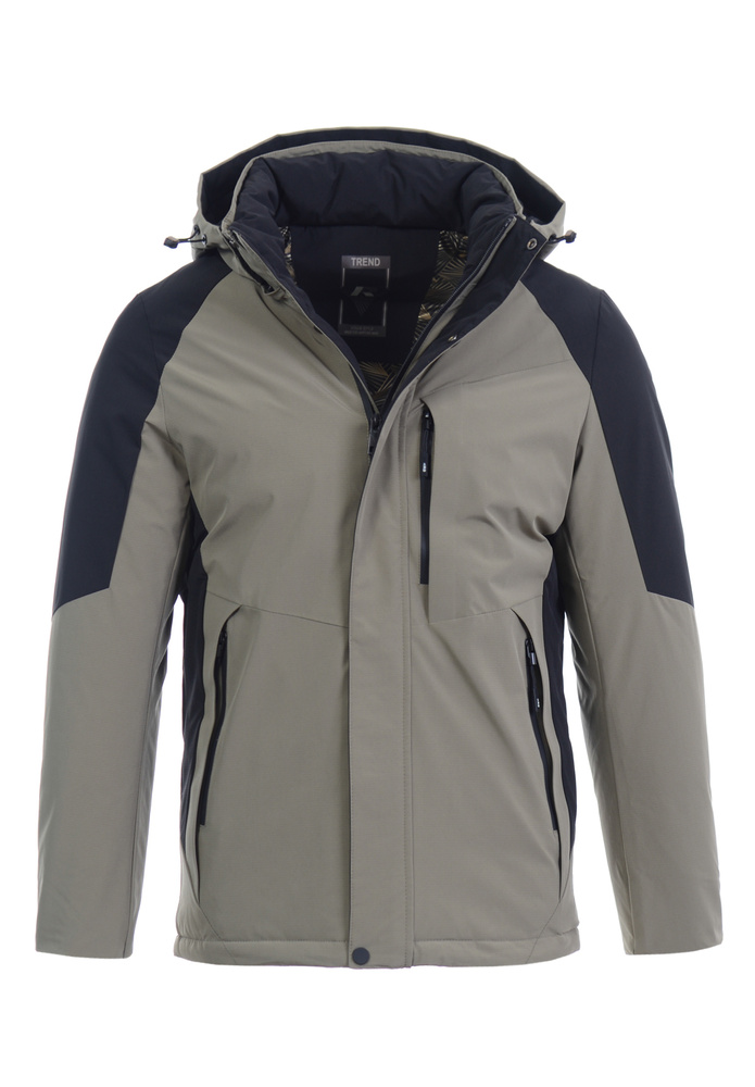 Męska Zimowa Kurtka Beżowa