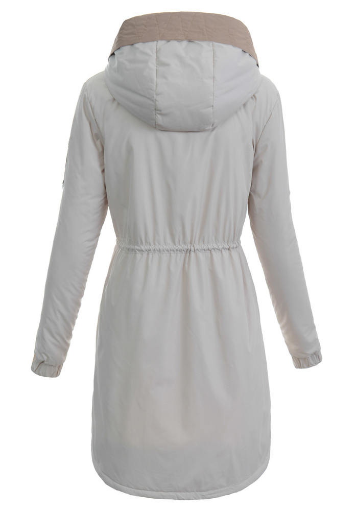 Kurtka Parka Wiosenna Beżowa
