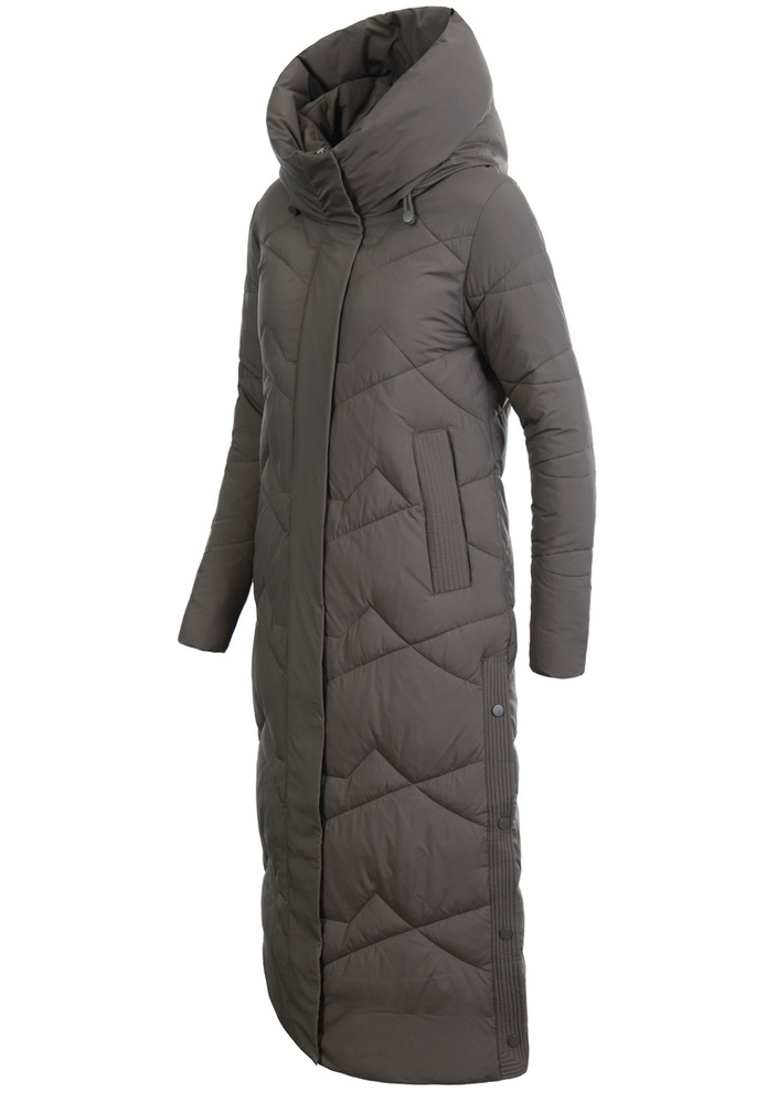 Damska Kurtka Zimowa Brązowa